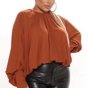 Women's Rust Blouse